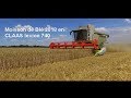 Claas lexion 740 dans les bl