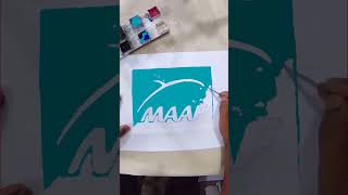 How to draw the Maaf logo #shorts