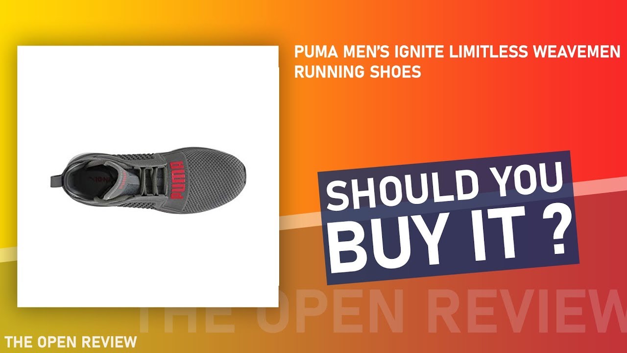 puma men's ignite limitless weavemen running shoes