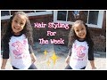 1 Week of Curly Toddler Hairstyles | DeannaReveEx