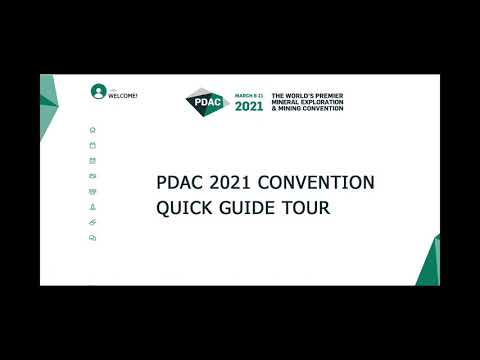 PDAC 2021 Convention Quick Guide Tour