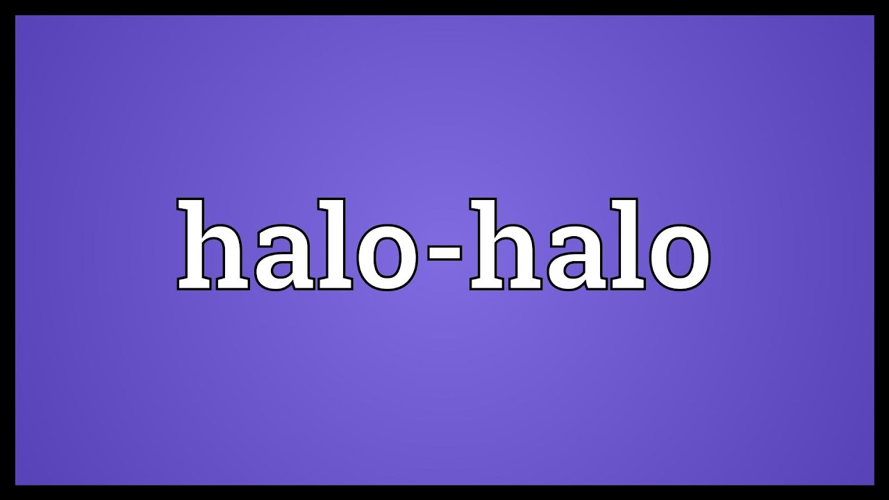 Pronunciation of Halo  Definition of Halo 