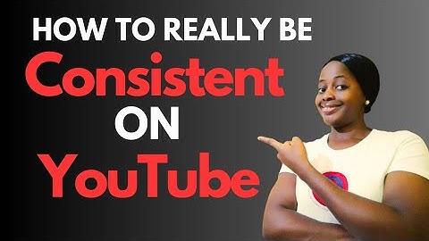 Struggling To Be Consistent? Try These 3 Simple Steps. The easiest way to stay consistent on YouTube