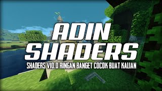 Shaders Untuk Medium - High Di MCPE | ADIN Shaders V10.0!!