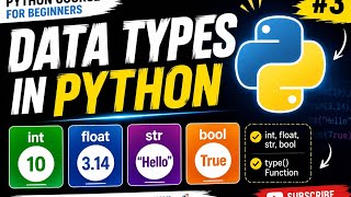 Data Types in Python | Python Course for Beginners #3