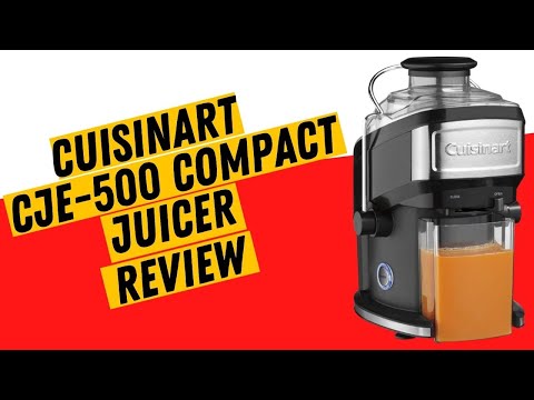 Cuisinart CJE-500 Compact Juicer Review - YouTube