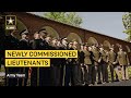 Army rotc newly commissioned lieutenants