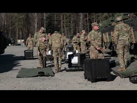 U.S. Army 1 ABCT Conducts Checks on New Equipment in Germany