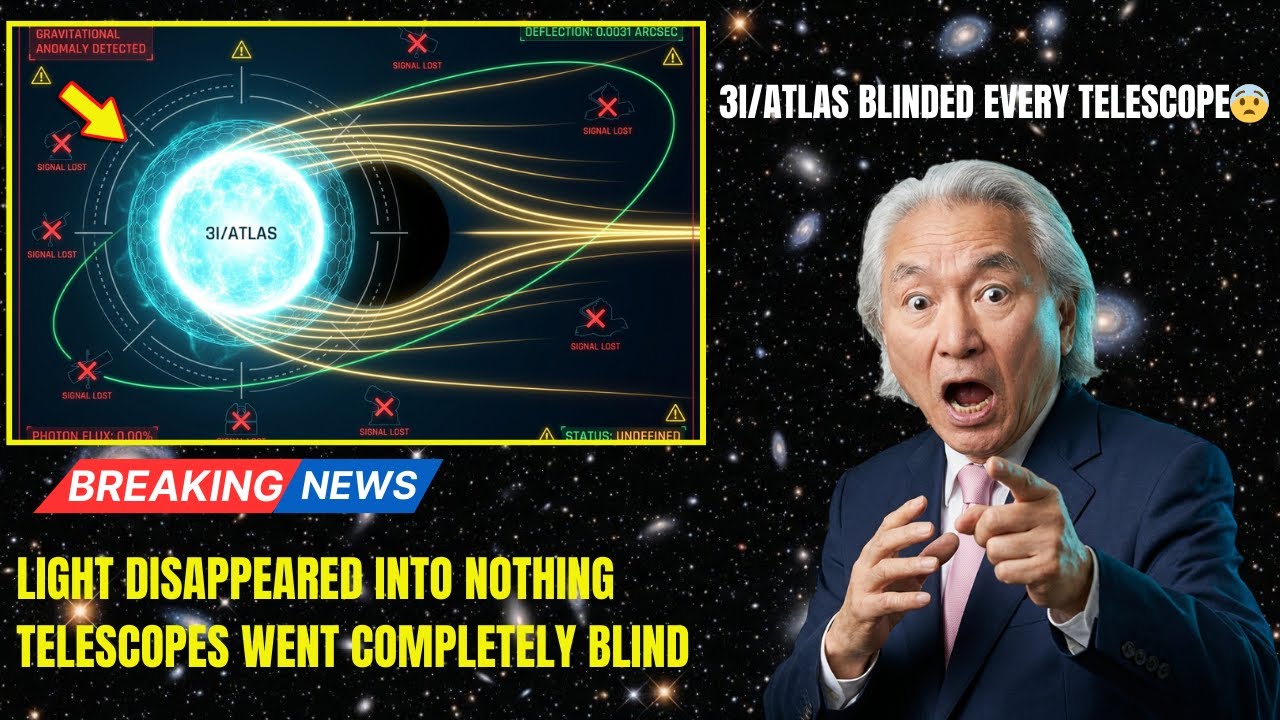 3I/ATLAS Just BENT Light Around Itself — Telescopes Go BLIND | Michio Kaku
