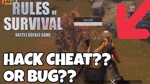 Rules Of Survival + CHEAT ? OR BUG ??