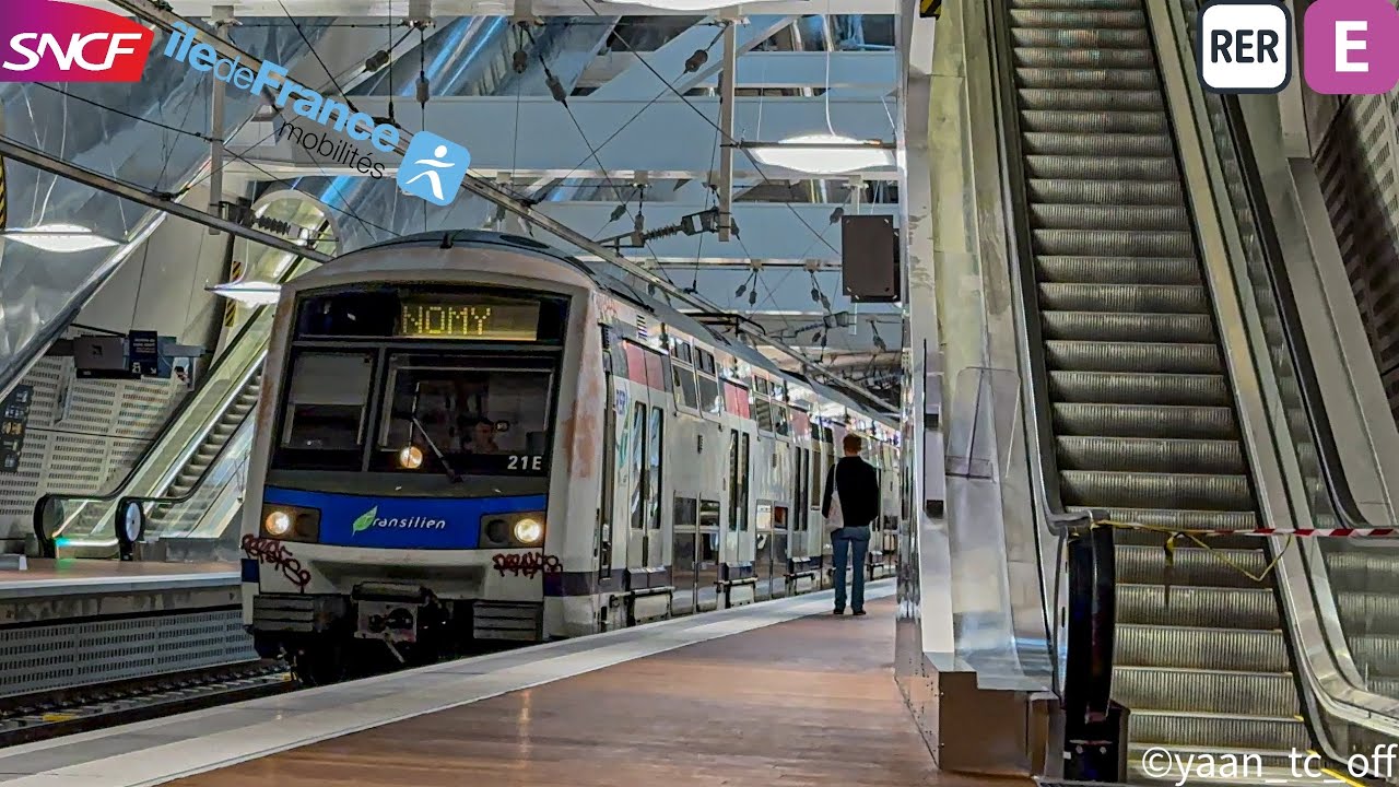 PARIS FRANCE 🇫🇷: LA GARE DE NEULLY PORTE MAILLOT SUR LA LIGNE E DU RER ...