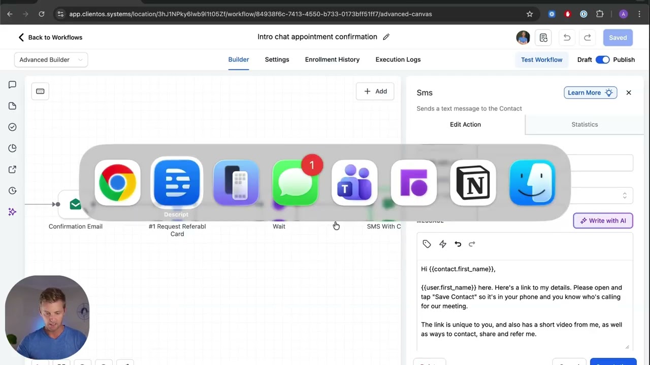 DEMO: Sending your details (& seeding referrals)