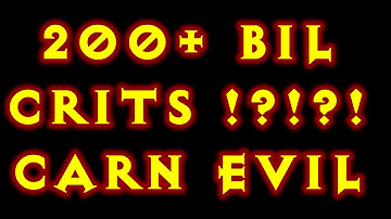 Diablo 3 200+ Billion Crits! CarnEvil PTR Witch Doctor Build Patch 2.4 !!!