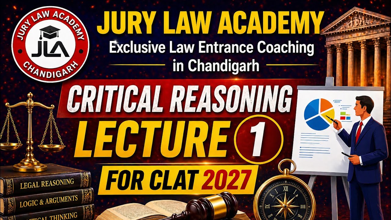 Critical Reasoning Lecture 1 | CLAT 2027 Preparation Jury Law Academy ...