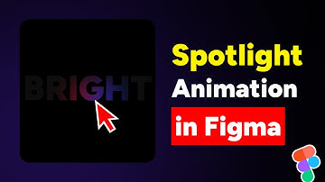 How to Create Interactive Spotlight Effect in Figma | Figma Tutorial