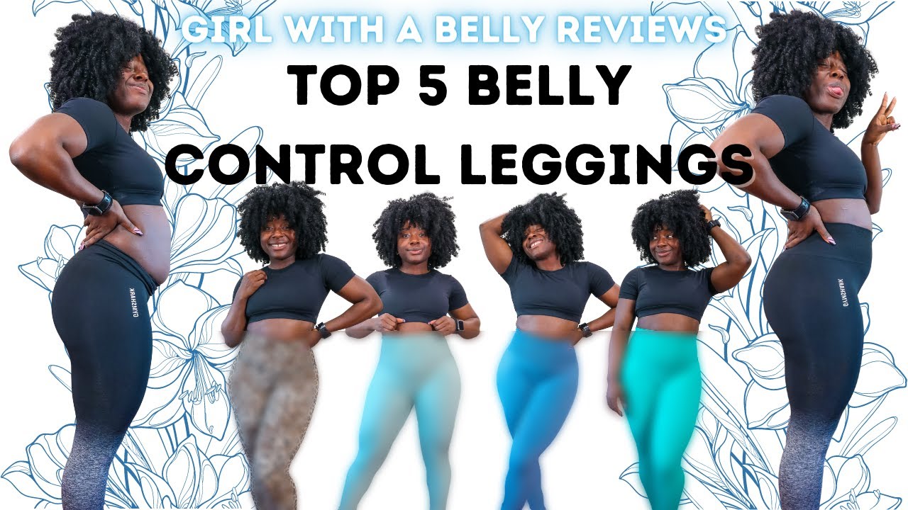 TOP 5 Tummy Control Leggings  Belly Control Leggings - Gymshark,  Ryderwear, ILUS , NVGTN Review 