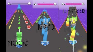 NOOB vs PRO vs HACKER in Giant Transformer Rush.