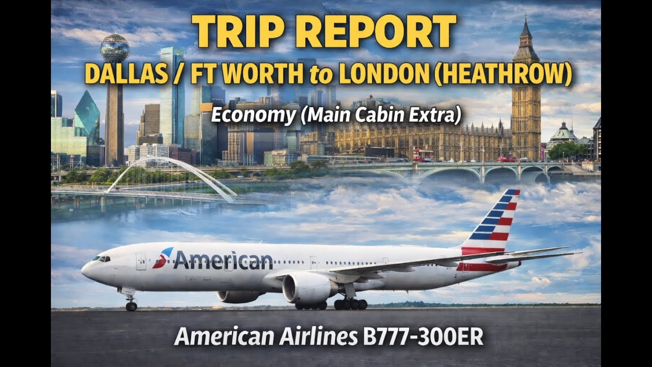 Trip Report| Dallas/ Ft. Worth - London-Heathrow| American Airlines ...