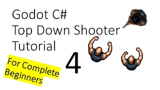 Godot C# Beginners Top Down Shooter Tutorial - 4 - Camera/Shooting Enemies