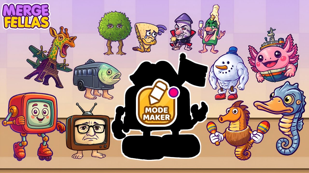 Merge Fellas Italian Brainrot 30 Maker Mode 8 | NEW MODE – Reaching Max Level