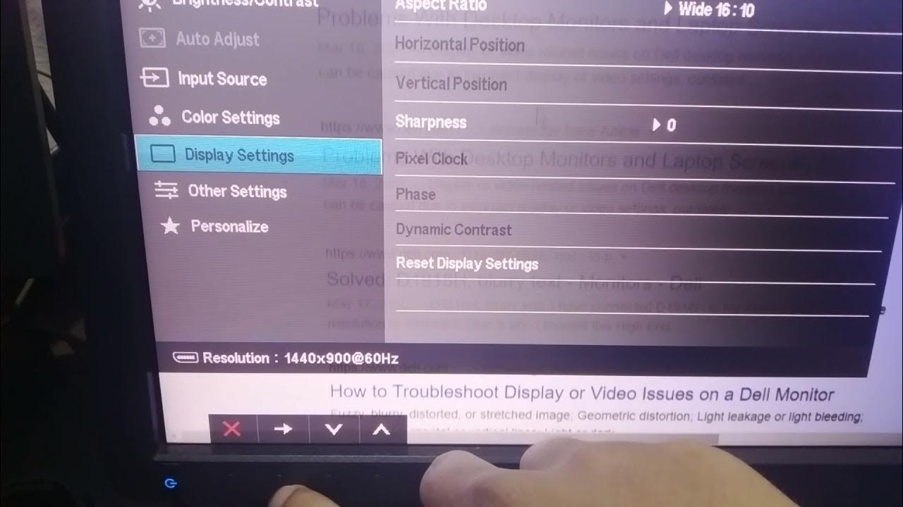 dell-monitor-blurry-fix-increase-sharpness-youtube