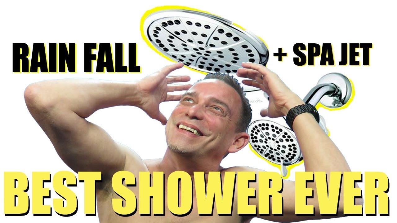 Waterpik AAD-773T DualSpray 2-in-1 Adjustable Rain Shower Head