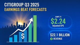 Citi Q3 2025 Earnings & Strategy: EPS Jumps to $2.24 on Record Revenue | Transformation & AI Update
