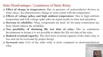 SGP Video short on limitations of static relays in English