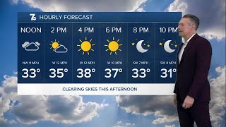 7 Weather 5am Update, Monday, March 17