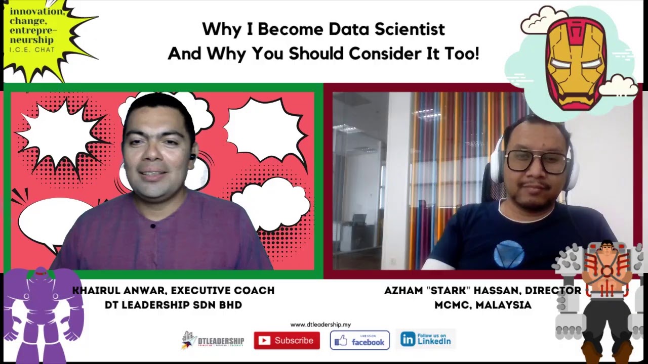ICE Chat #29 FB Live, Data Science with Azham "Stark" Hassan from MCMC ...