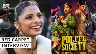 Polite Society Premiere - Priya Kansara on wanting to be part of the most bonkers thing she'd read