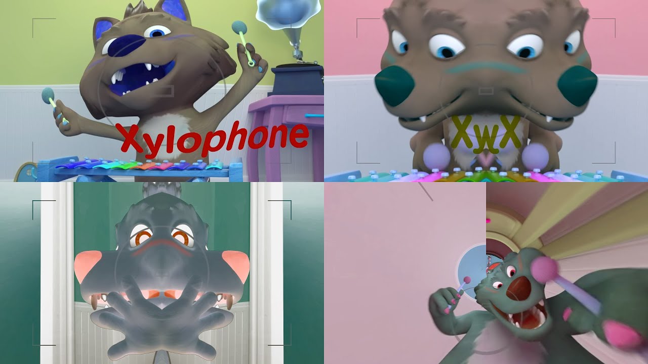 ABC Phonics Song ANIMALS EFFECTS Wolf and Xylophone | Sponsored By: Klasky Csupo 2001 Effects