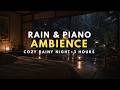 Sleep Instantly in a Rainy Night Sanctuary 🌧️ Relaxing Piano Music &amp; Heavy Rain Sounds (3 Hours)