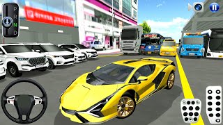 New Golden Lamborghini For Parking - 3d Driving Class android game || Car Game #gameplay #cargame screenshot 5