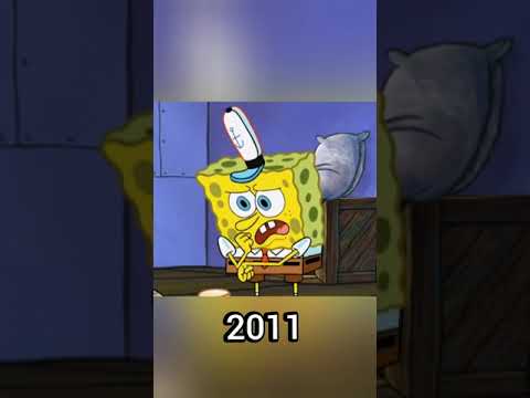 Evolution of SpongeBob SquarePants #Evolution #Shorts