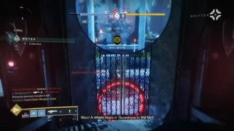 Me helping Terdbath get his final 4 kills in gambit for malfeasance quest step