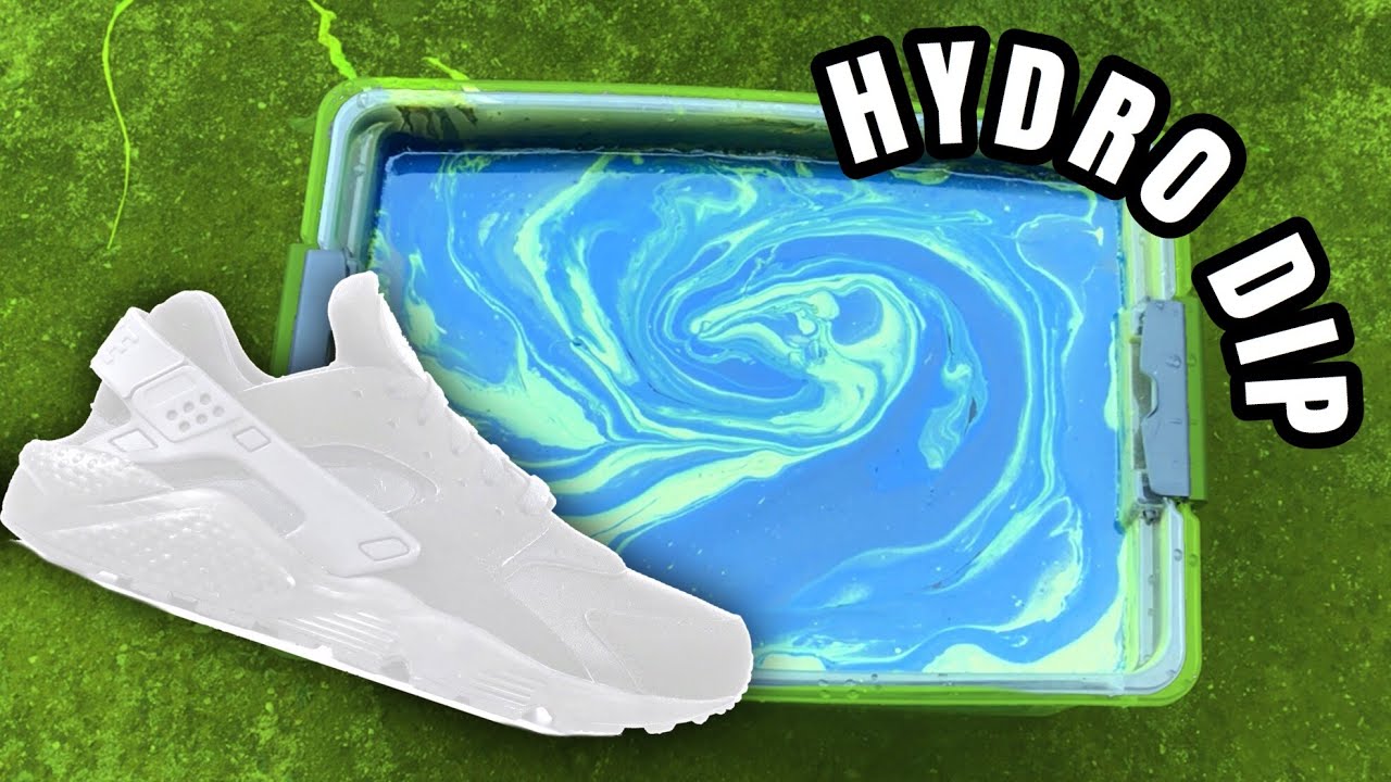 HYDRO DIPPING HUARACHES #hydrodip - YouTube