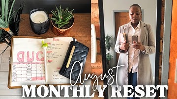 August Monthly Reset | Goal Setting | Content Planning | Budget with me | South African YouTuber