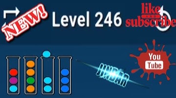Ball Sort Puzzle Level 246 Color Sorting Games Level 246
