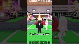 She tried stealing from me.. my bodyguard saved the day 😳 #shorts #roblox