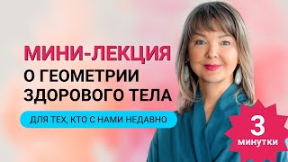 Мини-лекция о ГЕОМЕТРИИ здорового тела! 3 минутки. Для тех, кто с нами совсем недавно!