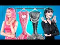 Extreme Makeover from Nerd to Popular Wednesday Addams and Love! How to Become a Mermaid?