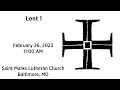 Lent 1 - February 26, 2023