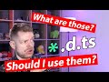 Que sont les fichiers dts comment utiliser les fichiers dts dans typescript 