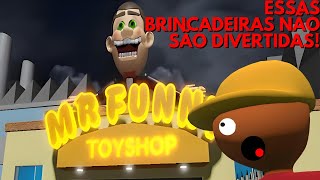 Essas Brincadeiras Não São Divertidas!! (Escape Mr Funny´s Toyshop)