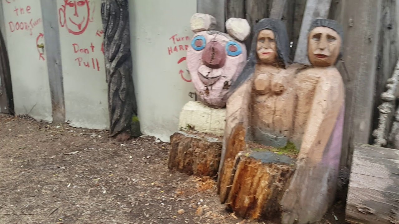 Radium Woodcarver (aka Rolf Heer) Radium Hot Springs, BC YouTube