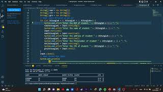 Cara membuat multiple input dan output dalam array Java