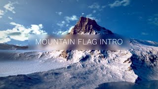 After Effects Template: Mountain Flag Intro