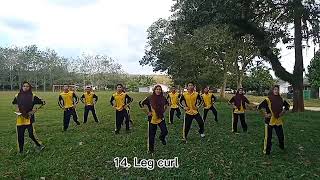 Tugas kelompok POJOk 12 IPS2 SMAN 1 Aek natas, 22 Gerakan Dasar Senam Earobik