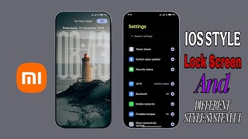 DIFFERENT STYLE IOS THEME SYSTEM UI  CHANGE _HYPEROS 1/2/3  &MIUI